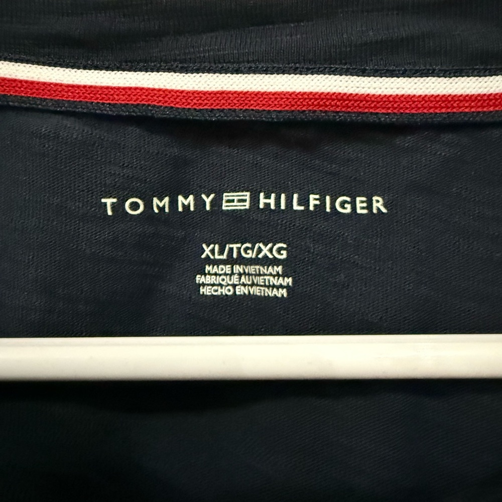 Tommy Hilfiger Navy Blue Dress With Puffy Sleeves size XL